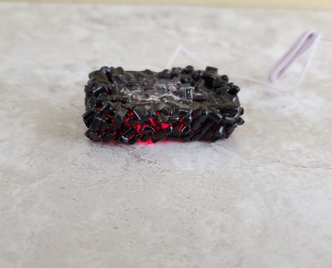 Dollhouse Miniature Glowing Fireplace Embers 12 Volt W/ Plug 112 Scale