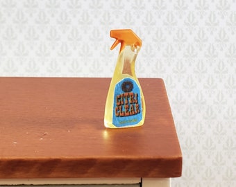 Vaporisateur de nettoyant pour vitres pour maison de poupée, accessoire de cuisine miniature à l'échelle 1:12