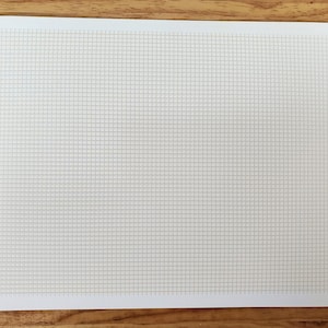 Dollhouse HALF SCALE Floor Tiles Embossed Cream & Beige 1:24 Scale Paper Card