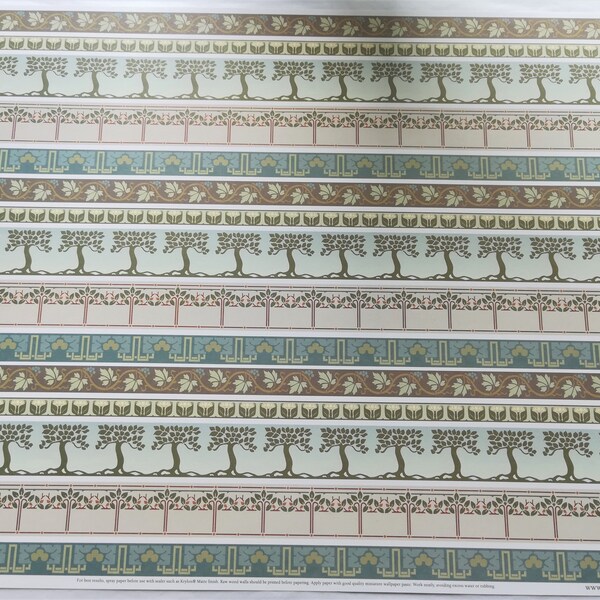 Arts and Crafts Wallpaper Border Etsy