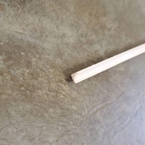 Dollhouse Miniature Cove Molding Trim Wood Strip 3/16&quot; x 18&quot; long 1:12 Scale