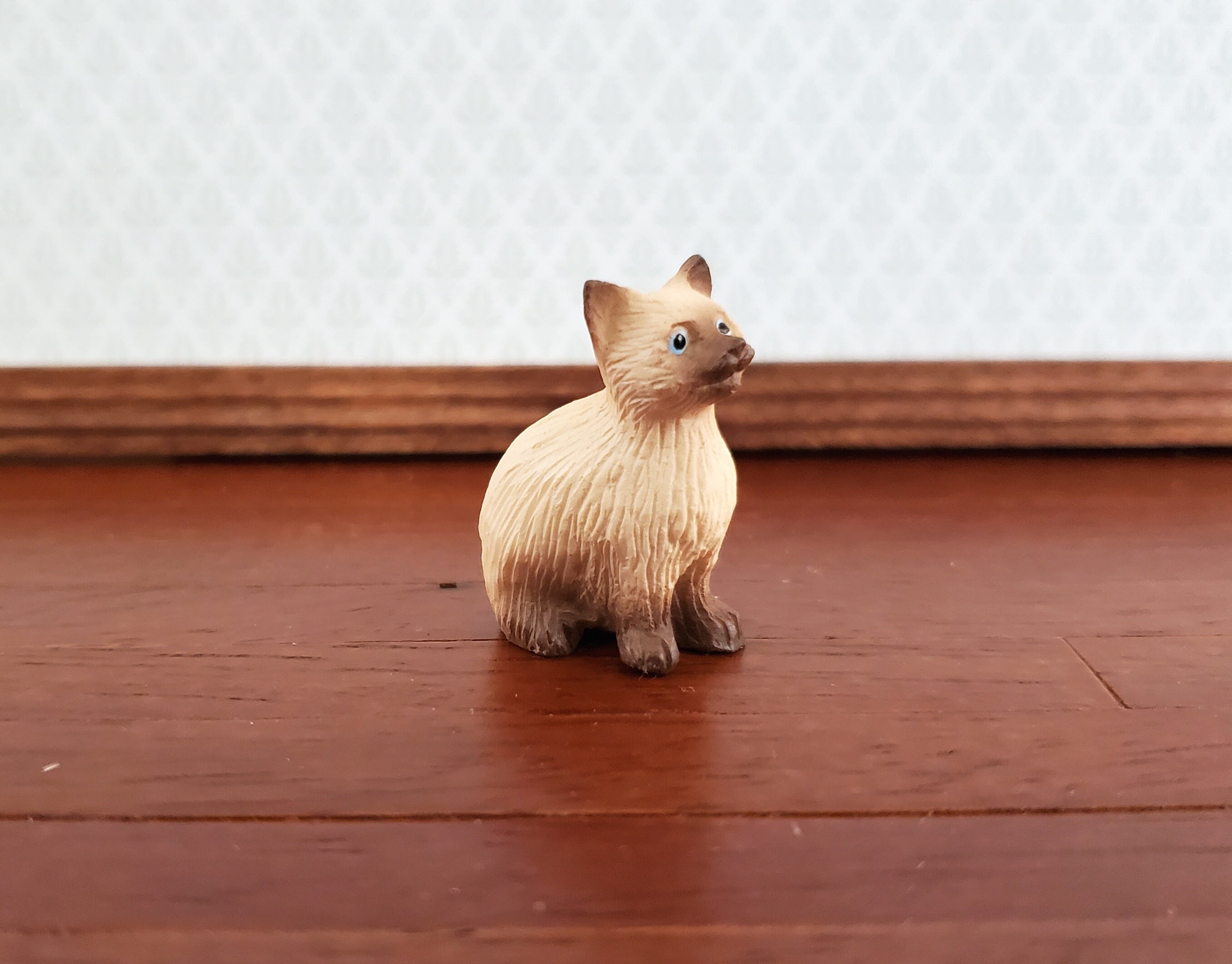 CAT w/2 KITTENS 1:12 Scale Dollhouse Miniature Animal Pet FALCON 