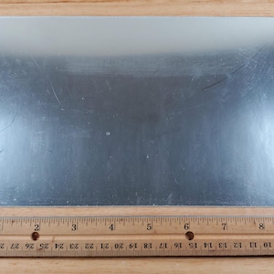 Spiegelmaterial mit Schere geschnitten, selbstklebend, 15 x 23 cm Schutzfolie Bild 5