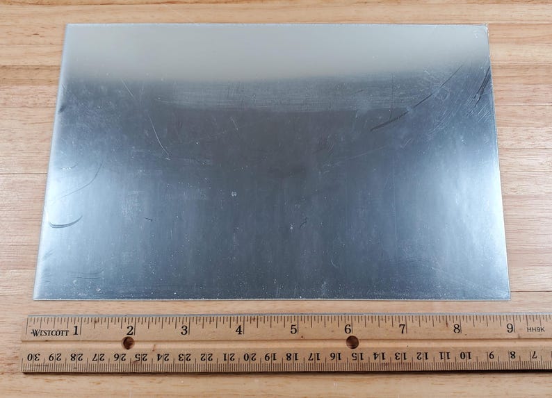Spiegelmaterial mit Schere geschnitten, selbstklebend, 15 x 23 cm Schutzfolie Bild 5