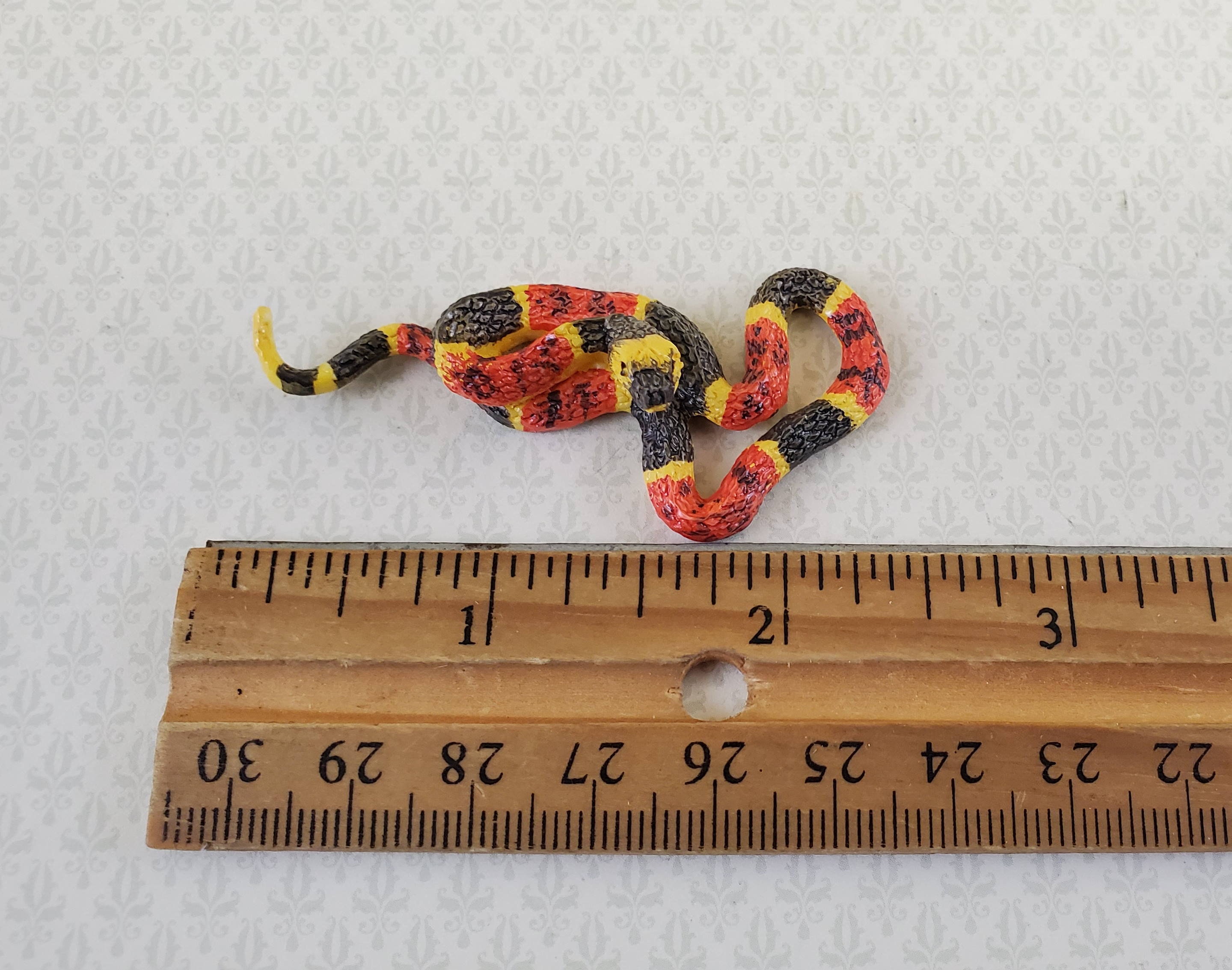 Dollhouse Miniature Snake Eastern Coral 1:12 Scale Pet Animal - Etsy