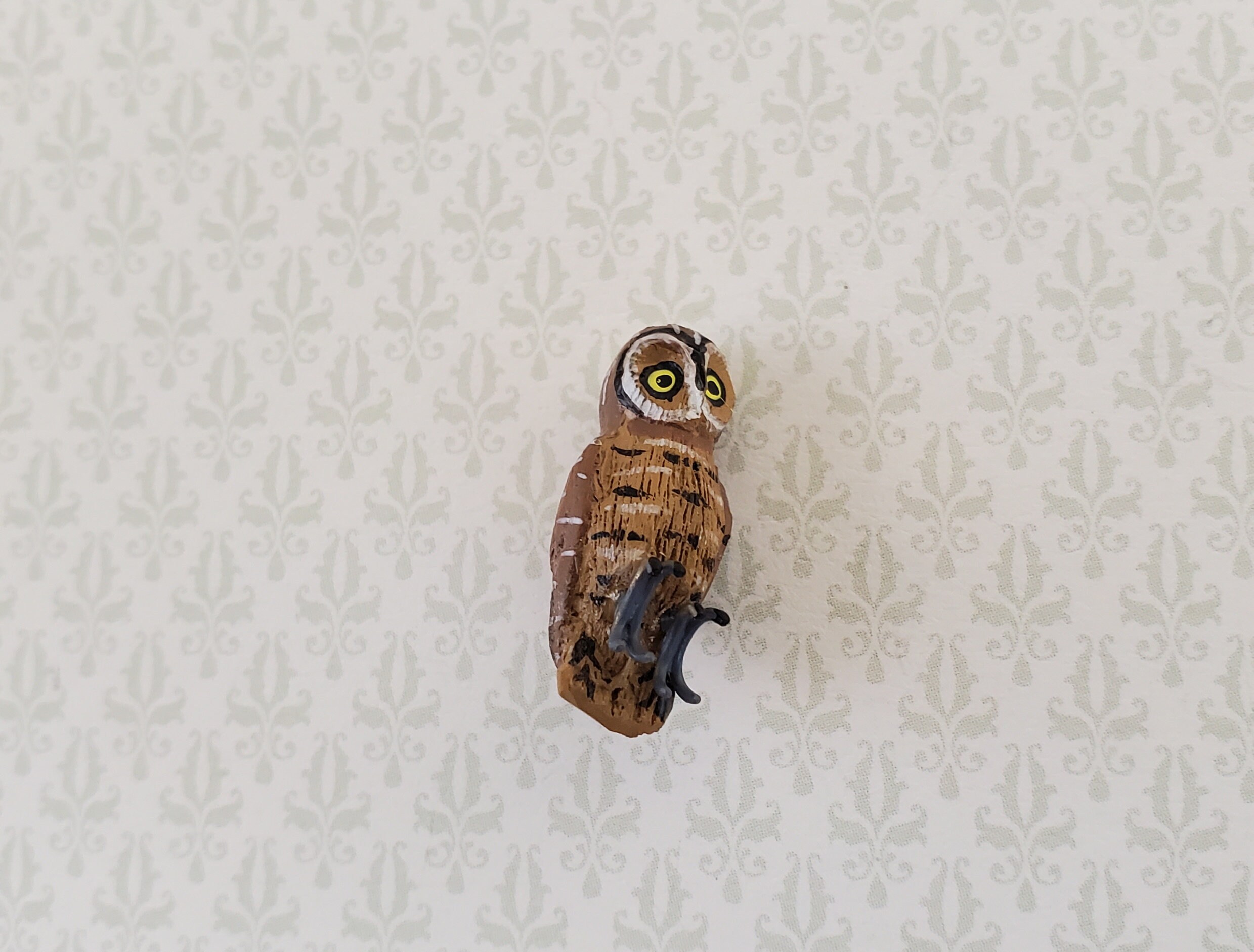 Miniature Dollhouse Doll House Owl 1:12 Scale New 