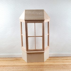 Dollhouse Bay Window Tall 1:12 Scale Miniature Floor to Ceiling DIY