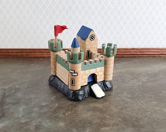 Miniature Dollhouse Castle Play Toy Wood 1:12 Scale Nursery