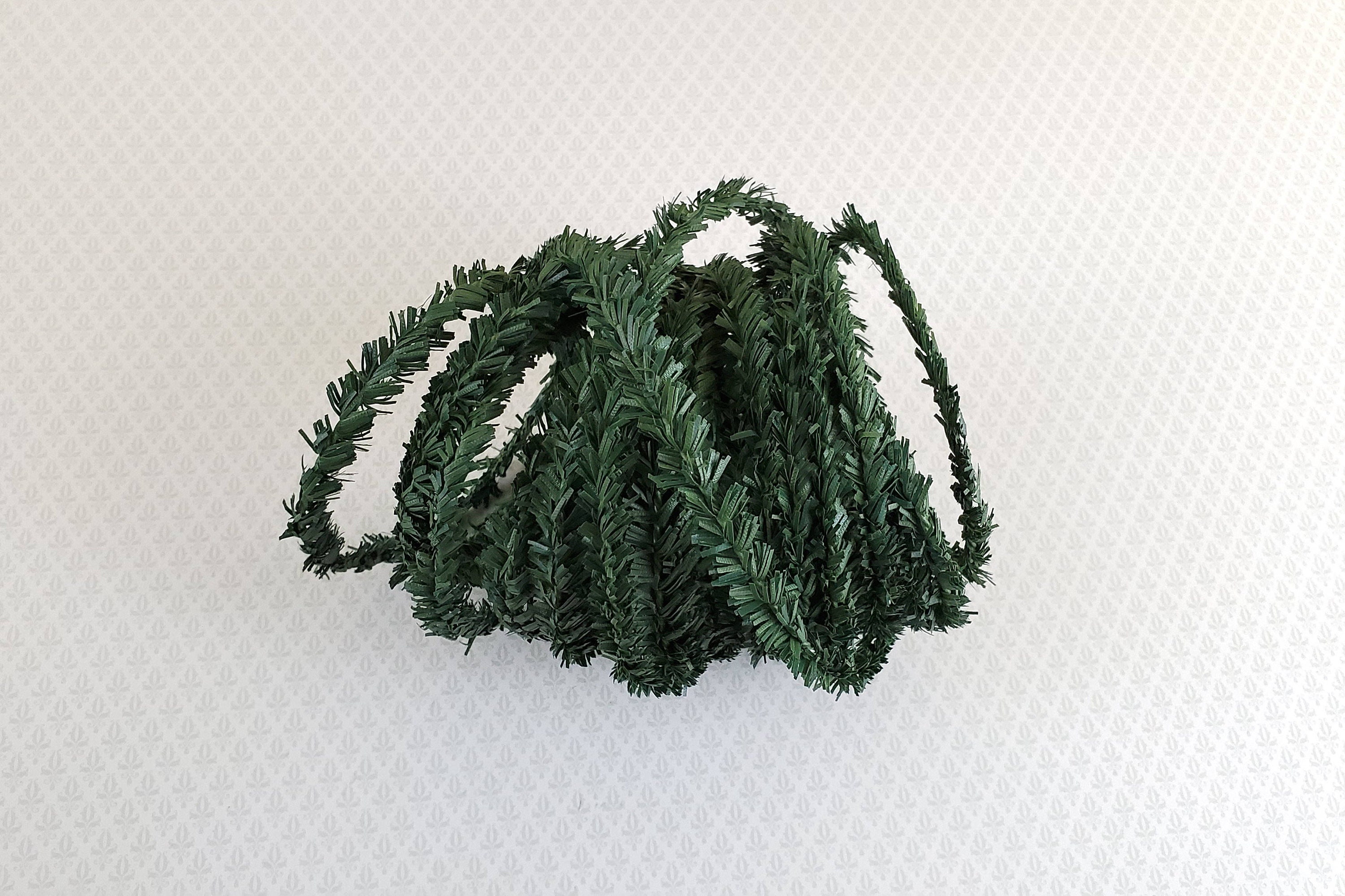 Dollhouse Miniature Christmas Garland Evergreen Trim Etsy
