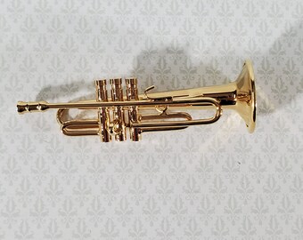 Mini trompette miniature modèle trompette haute simulation mini comédie  musicale