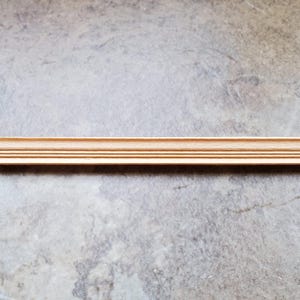 Dollhouse Miniature HALF SCALE Crown Cornice Molding Trim 3/16" wide x 18" long 1:24 Scale