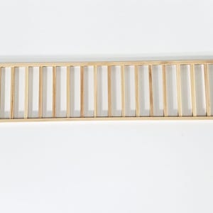 Miniature Fence Railing Assembled x1 Piece17.5&quot; for Porches Decks Gardens Dollhouses