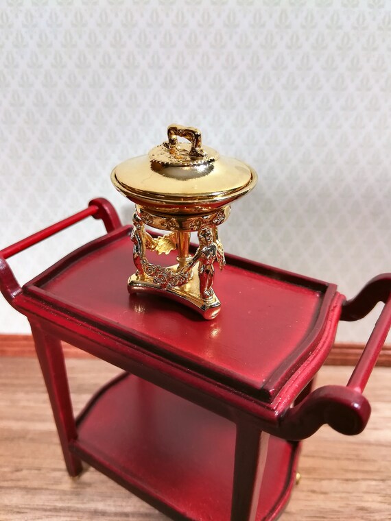 Dollhouse Miniature Ornate Gold Crown