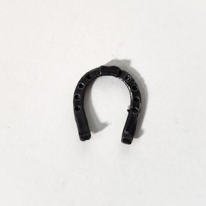 Dollhouse Lucky Horse Shoe Painted Metal 1:12 Scale Miniature Decor Accessories