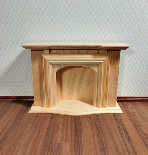 Dollhouse Miniature Fireplace Large By Houseworks Diy 1 12 Scale Furniture Unfinished Dollhouse Miniature Fireplace Large By, 1 12 Unfinished Dollhouse Furniture