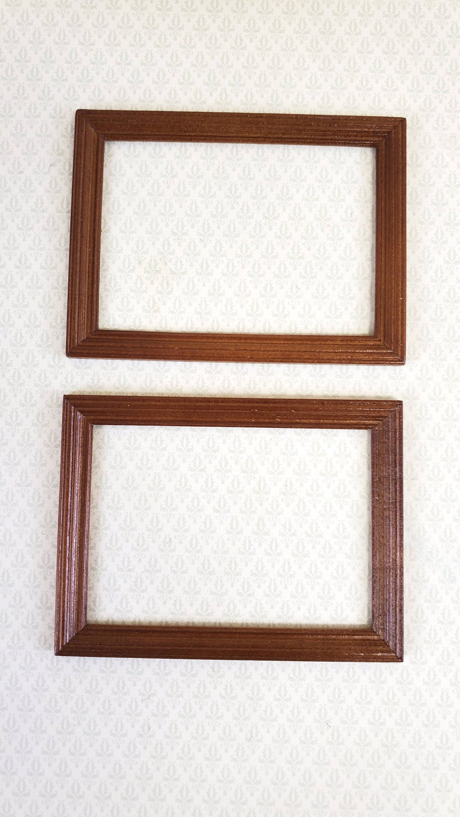 Dollhouse Miniature Picture Frame Large Walnut for Painting X2 Etsy