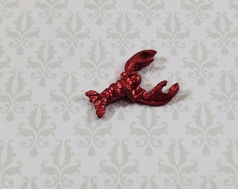 Super Tiny Lobster for Dollhouse Food Seafood Half Scale or Smaller 7/16"