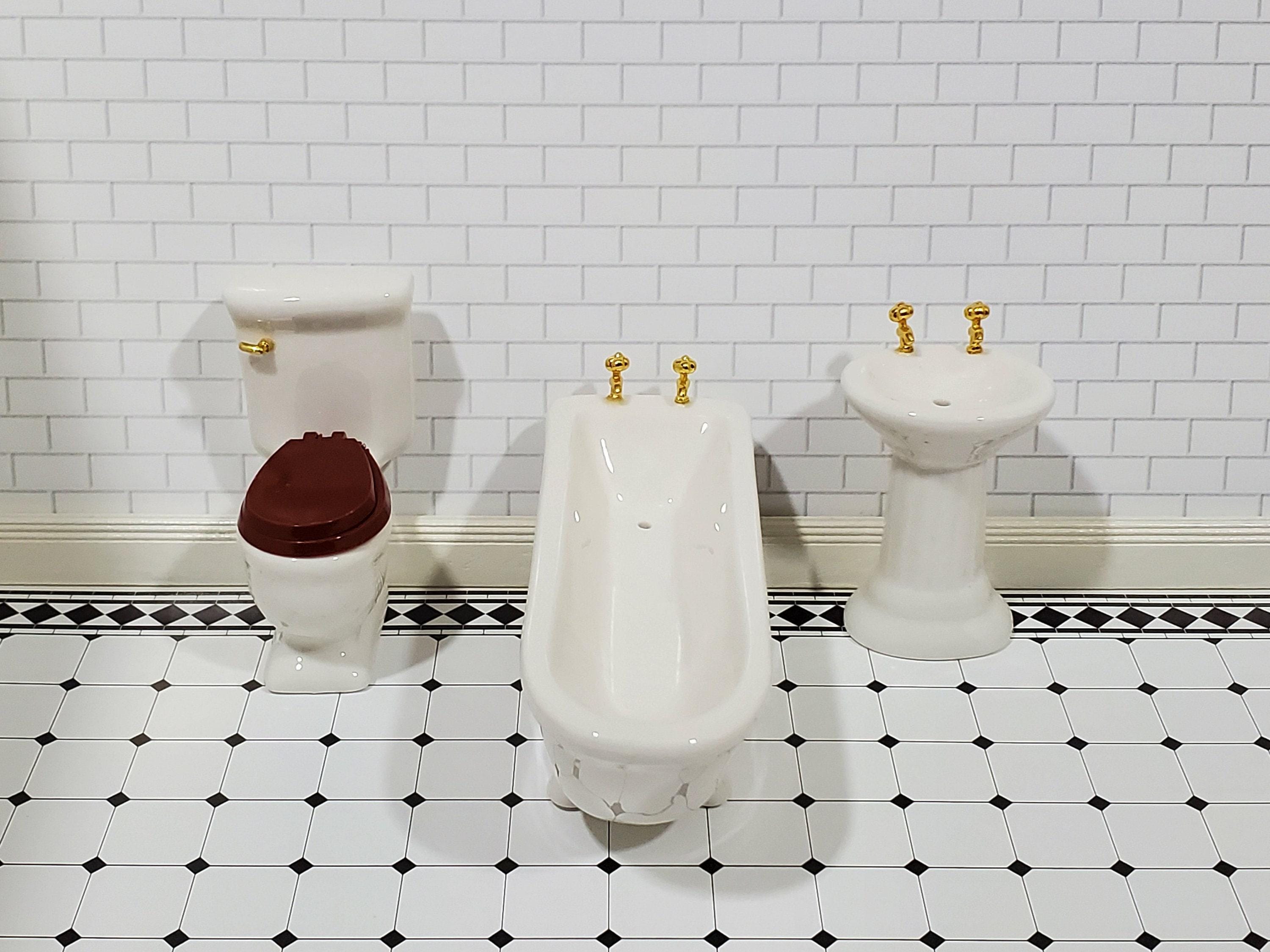 Dollhouse bathroom - Etsy 日本