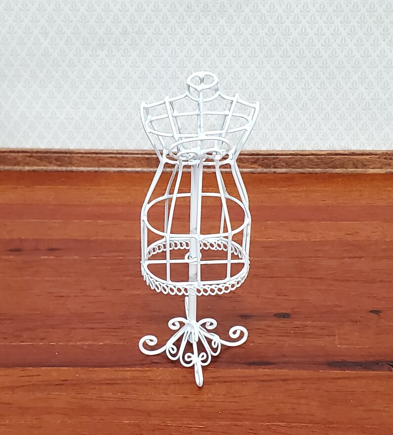 Miniature Mannequin Dressmakers Tailor Dummy Metal White 112 Etsy