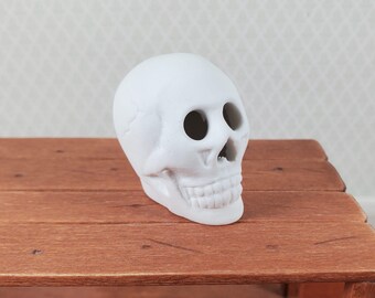 ミニチュア 1:6スケール ハロウィン 陶器製 スカル 素焼き ミニチュア