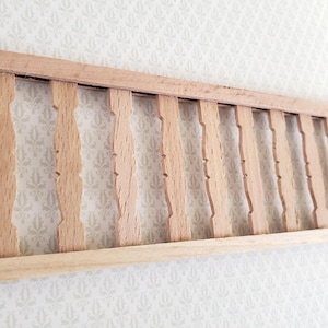 Dollhouse Miniature Fence Railing 1 Piece for Porches Decks Gardens 1:12 Scale