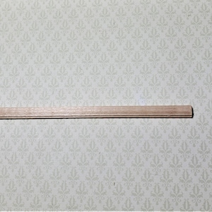 Dollhouse Miniatures Chair Rail or Trim Molding 3/16" wide x 18" long 1:12 Scale image 3
