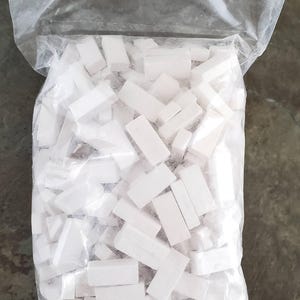 Dollhouse Miniature Bricks White by Andi Mini Brick & Stone 1:12 Scale 325 Pieces