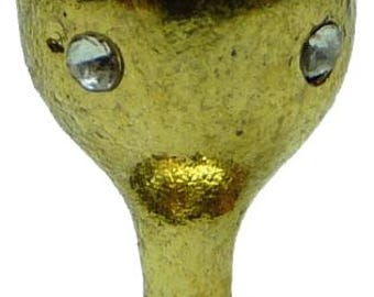 Dollhouse Gold Chalice Goblet with Rainbow Jewel Band 1:12 Scale Miniature