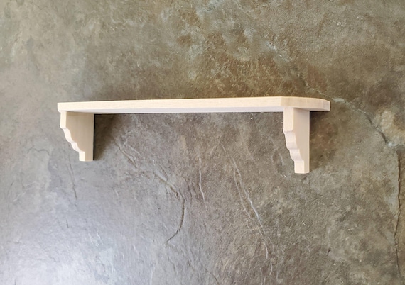 ドールハウス ミニチュア ウォールシェルフ 大型 未完成 1:12 スケール