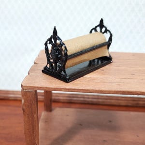 Dollhouse Shop Paper Holder Metal Butcher Cheese Meat 1:12 Scale Accessory