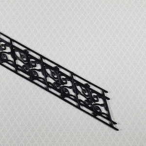 Dollhouse Stair Railing Angled Victorian or Georgian Style 1:12 Scale Miniature