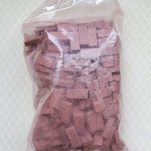 Dollhouse Miniature Bricks Red Brick Blend by Andi Mini Brick & Stone 1:12 Scale 325 Pieces
