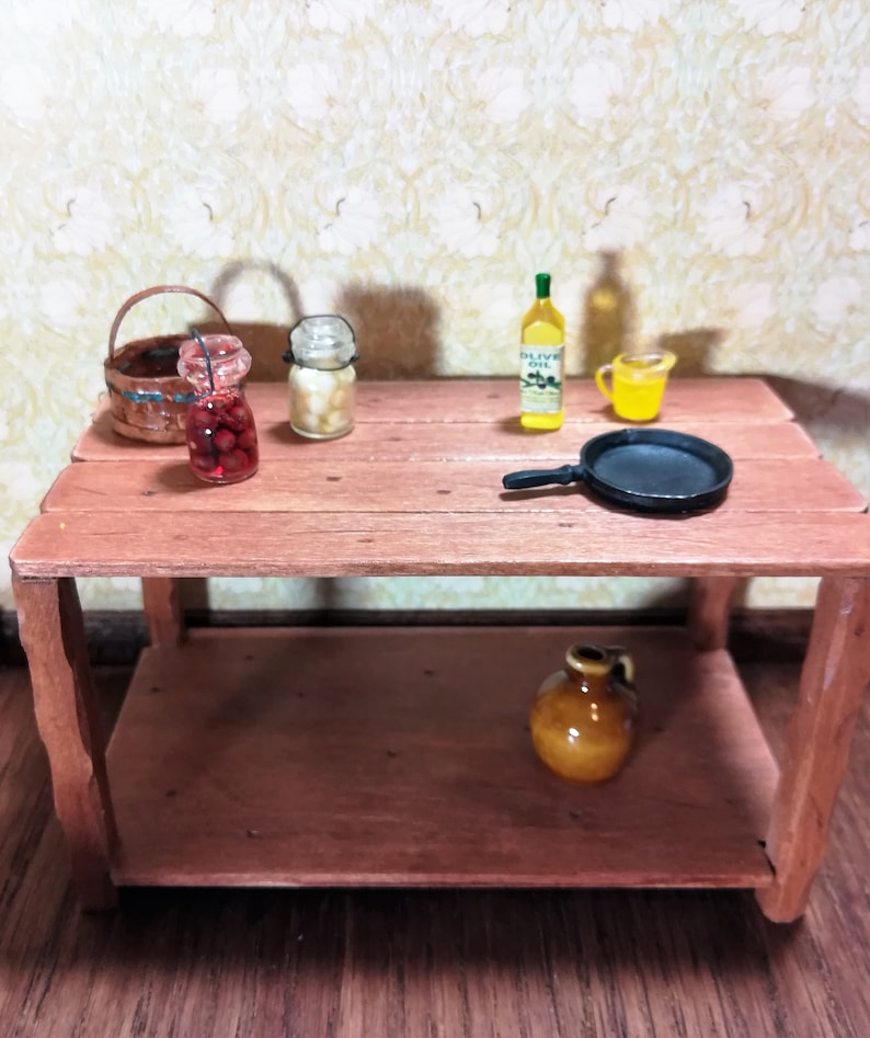 Dollhouse Miniature Frying Pan Cast Iron Look Painted Metal Etsy