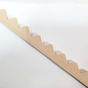 Dollhouse Stair Stringer for Making Stairs DIY Miniature Building 10.5&quot; Ceilings NE897