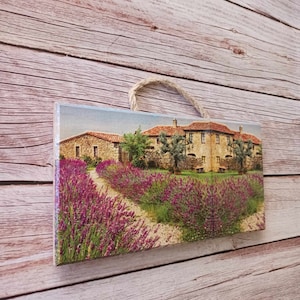 HomeSense Lavender Fields Provence Wall Plaque