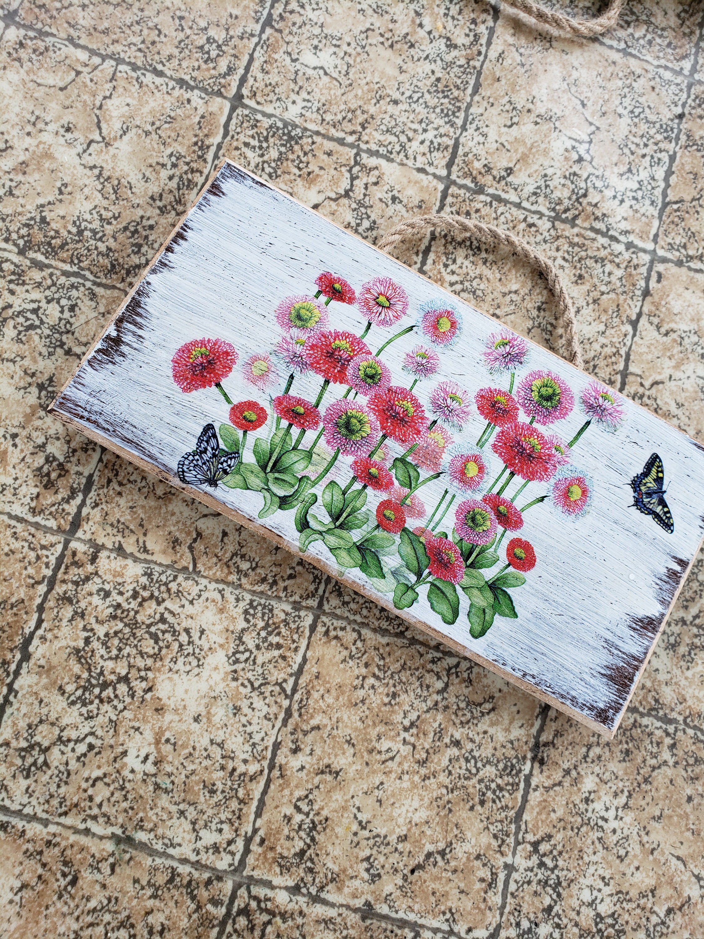 English Daisies Countryside Garden Spring Flowers Rustic - Etsy