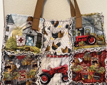Rag Quilt Bag
