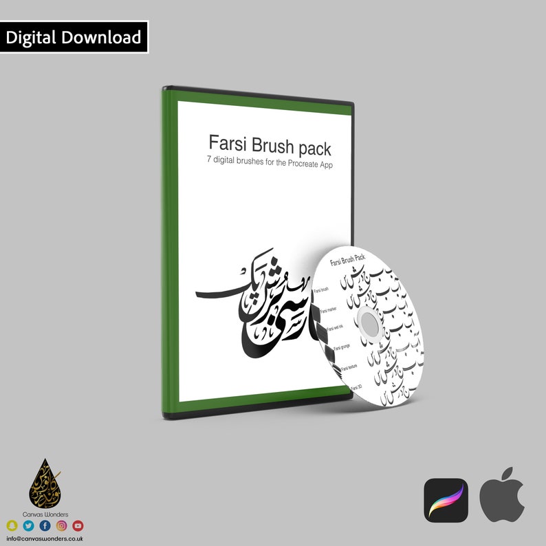 Arabic Calligraphy Procreate Brush Pack Fornastaliq/farsi Etsy UK