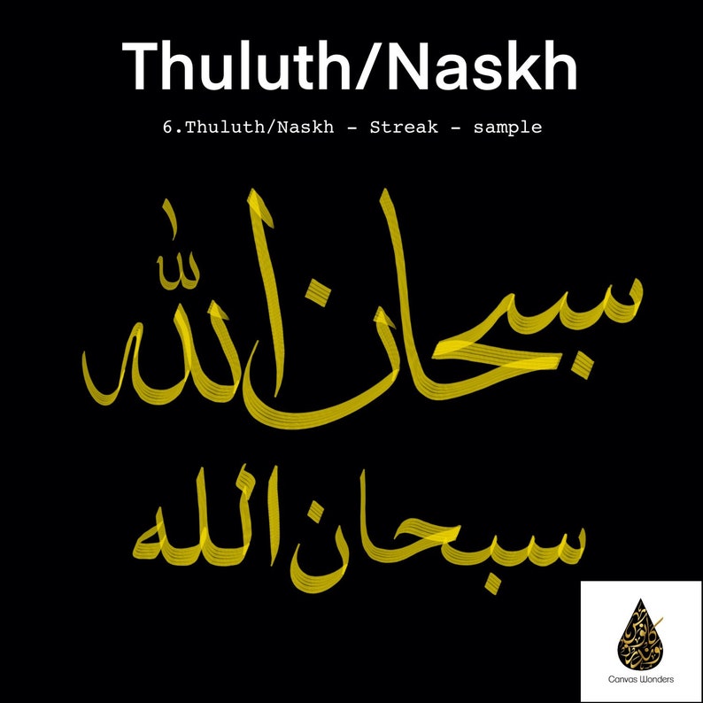 Download Arabic Calligraphy Procreate Brush set 1 for Thuluth / Naskh | Etsy