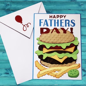 Father&#39;s Day Cheeseburger Card