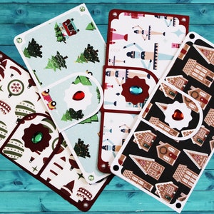 Holiday Gift Card Holder, Cash/Check Wallet with Pocket and Envelope - Choice of Design
