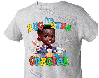 Egg-stra Special Boy Easter PNG