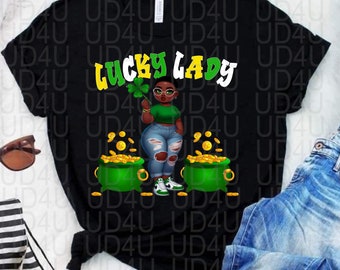 St. Patricks Day Lucky Lady