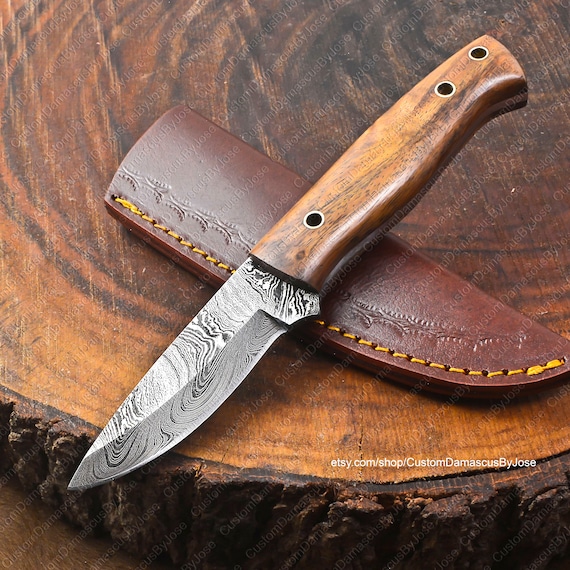 Cuchillo Damasco Bushcraft con vaina / Hoja fija / Cuchillo Skinner hecho a  mano / Cuchillo de caza / Camping / Hoja fija / Regalo para HOMBRES/ÉL -   México