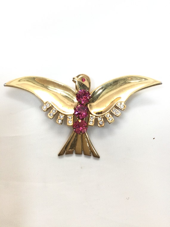 Unsigned DOVE BROOCH