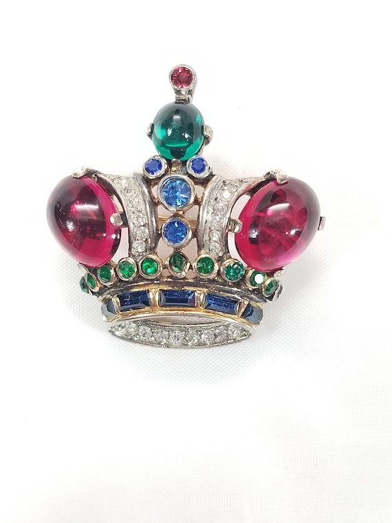 TRIFARI ALFRED PHILLIPE Sterling Coronation Crown 