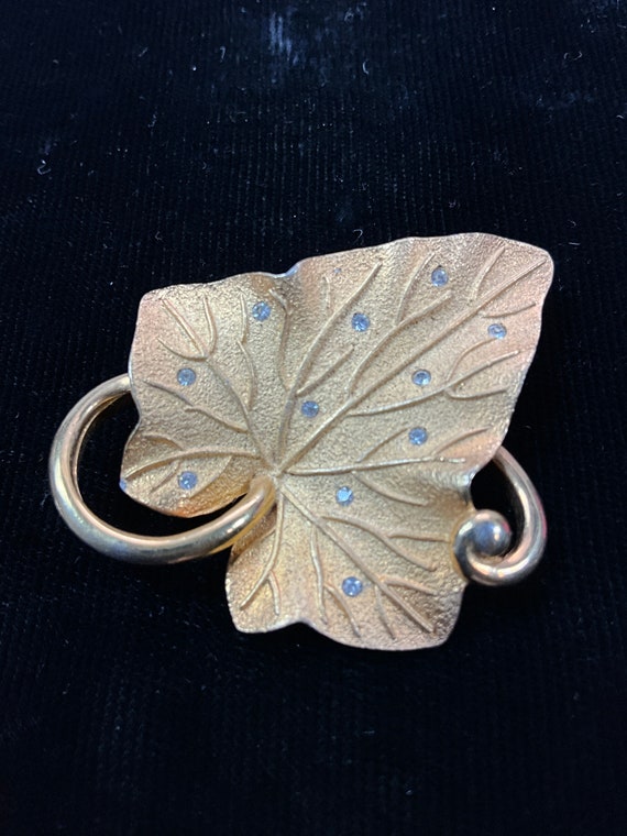 PENNINO DEWEY LEAF Brooch