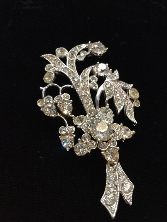 diamante brooch