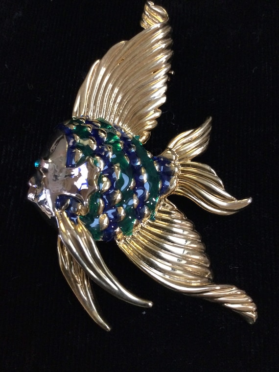 Fish brooches clearance