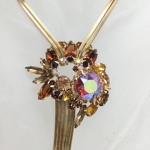 Unsigned ALICE CAVINESS NECKLACE with Chain Dangles